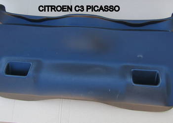 TAPICERKA OSŁONA WEWNĘTRZNA KLAPY BAGAŻNIKA CITROEN C3 PICASSO 9681568577