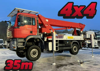 MAN TGA 18.320 4x4 Zwyżka WUMAG WT 350 Podnośnik Koszowy Wysokość Podnosze…