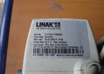 LINAK SIŁOWNIK  24V DC.