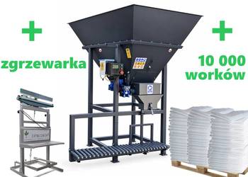 WORKOWNICA 2,5 t/h z wagą + Zgrzewarka + 10000 Worków Taśma Pakowaczka