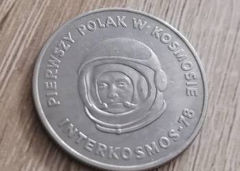 moneta 20 złotych rok 1978 Pierwszy Polak w Kosmosie