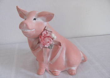 duża figurka świni wystawowa 17 cm