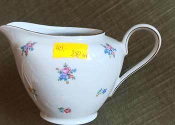 Mlecznik  Biała porcelana w kwiatki