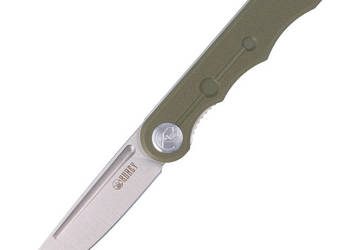 Nóż składany Kubey Mizo, Green G10, Satin 14C28N by Tiguass (KU2101D)