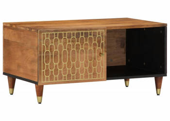Stolik kawowy 80x50x40 cm lite drewno mango WM-358288