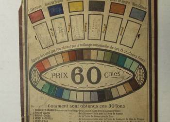 Stara Reklama Kolory Bourgeois Aine  Paris