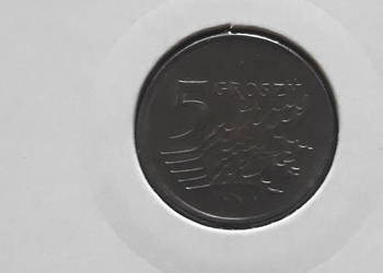 5 Groszy 1991 r. UNC- patyna