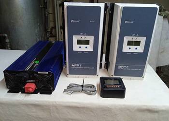 Zestaw fotowoltaiczny przetwornica, regulator