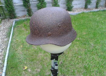 hełm niemiecki z II wojny - ciężki - hełm niemiecki z II wojny - ciężki -