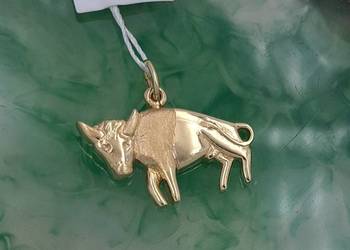 -25% Wisiorek Złoty 585 Znak Zodiaku BYK Z-1169