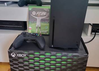 Konsola Xbox Series X, 2 pady, pudełko, okablowanie, dużo gier