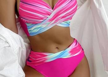strój kąpielowy, kostium, damski, bikini, plażowy r.S