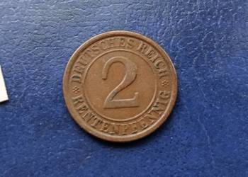 Stare monety 2 rentenpfennig 1924 A Niemcy