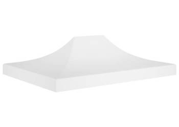 Dach do namiotu imprezowego 45 x 3 m biały 270 g/m² WM-315365