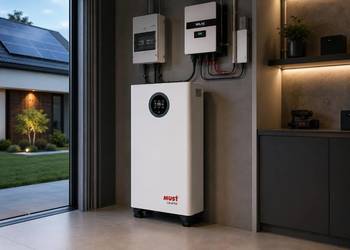Nowoczesny magazyn energii MUST LP16-48300 wykonany w technologii LiFePO4.