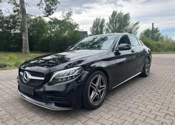 Mercedes-Benz C220d AMG Line OKAZJA • Automat • LED • Kamera 360 • 2018