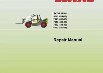 CLAAS Scorpion 9040 7045 7040 7030 6030 instrukcja naprawy PL