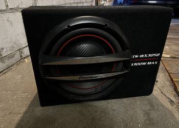 Subwoofer aktywny Pioneer + wzmacniacz Blaupunkt