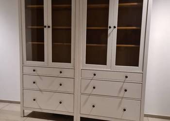 IKEA HEMNES witryny sosnowe – komplet | Darmowa dostawa