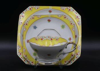 Urokliwe trio Hutschenreuther, 1939 - 45, niespotykany kształy i kolory