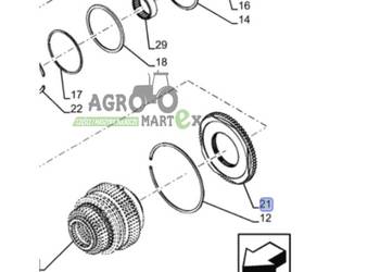 47456510, 47136622 PŁYTA OPOROWA CNH