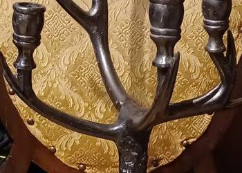 ŚWIECZNIK RĘKODZIELO METAL STOLOWY