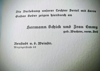 Ogłoszenie o zaręczynach