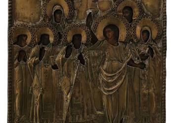 Ikona Archanioł Gabriel, Święci, XIX wiek, 0252