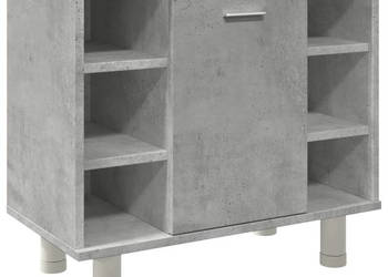 Szafka łazienkowa szarość betonu 60x32x535 cm płyta wiórowa WM-856143