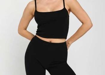 czarna piżama xs 34 sinsay