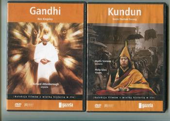 Gandhi + Kundun 2 Filmy DVD