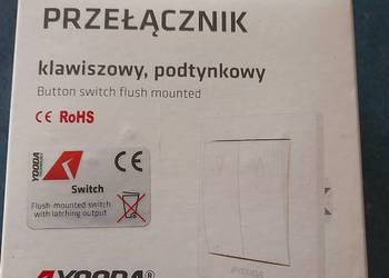 Przełącznik klawiszowy, podtynkowy Yooda, do rolet i żaluzjii