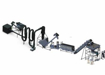 Linia do produkcji peletu z mokrych trocin LMT-250W z wagopakowarką