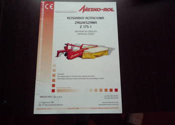 katalog części instrukcja mesko rol z 175