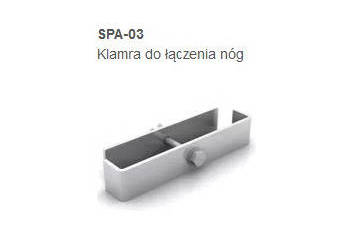 Klamra spinająca nogi do podestów scenicznych