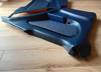 Mercedes w123 c123 boczek boczki niebieski welur coupe