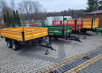 Przyczepa wywrotka jedno lub  dwuosiowa 1,5T