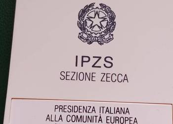 500 Lirów Włochy 1985 r.-Prezydencja Włoch w Unii--mennicze 500 Lirów Włochy 1985 r.-Prezydencja Włoch w Unii--mennicze