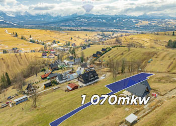 DZIAŁKA Z PANORAMĄ TATR 1070 m²