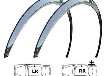 ROVER 25 nakładki na błotnik kpl 4 szt sierpy listwa tuning