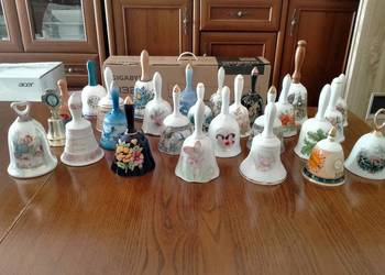 Dzwonki kolekcjonerskie porcelanowe