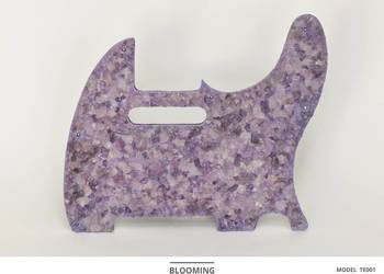 Pickguard Telecaster, płytka do gitary z ametystu, BLOOMING!