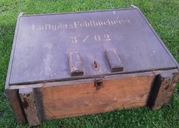 stara  skrzynia luftwaffen luftgau  feldbucherei