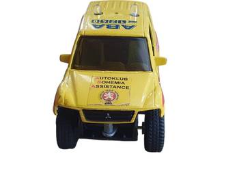 Stara zabawka model samochodu Mitsubishi Pajero Autoklub Bohemia Czech