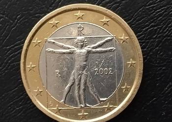 Moneta 1 euro 2002 Włochy