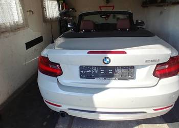 Bmw f23 218 i sport line cabrio weiss 0 cala na czesci