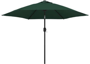 Parasol z LED na wysięgniku 3 m zielony WM-42203