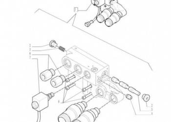 New Holland T6010 Zawor elektromagnet 47134652