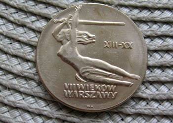 Polska 10 zł 1965r - VII Wieków Warszawy - Nike - Ładna