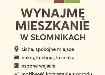Do wynajęcia mieszkanie w Słomnikach